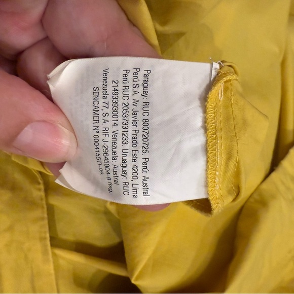 Purificacion Garcia Mini Tunic Dress Women’s S Yellow Beaded Long Sleeves Boho - Picture 7 of 10